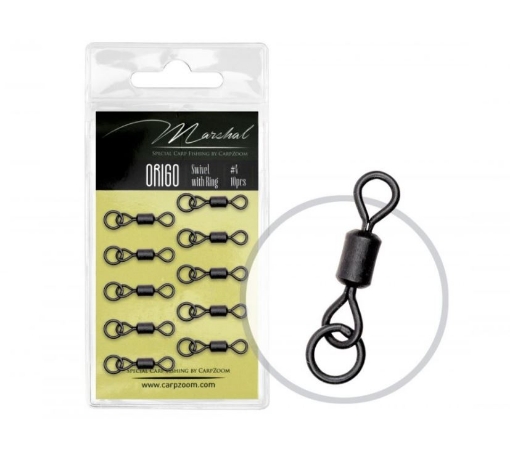 Picture of Carp Zoom Marshal Swivel with Ring - 10 pcs / Size 4