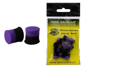 Picture of CSV Barel Foam Bait - 8 mm / Purple-Black