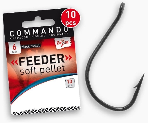 Picture of Carp Zoom Feeder Soft Pellet Hooks - 10 pcs / Size 6