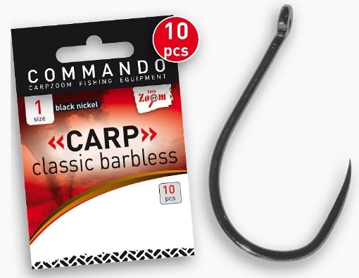 Picture of Carp Zoom Carp Classic Barbless Hooks - 10 pcs / Size 8