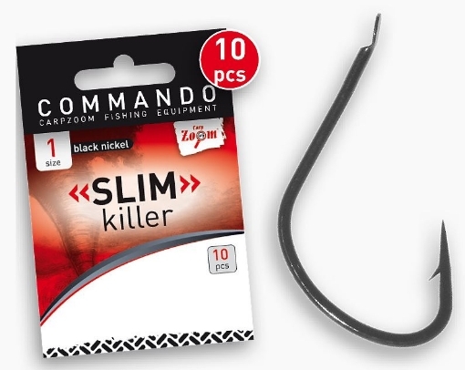 Picture of Carp Zoom Slim Killer Hooks - 10 pcs / Size 1