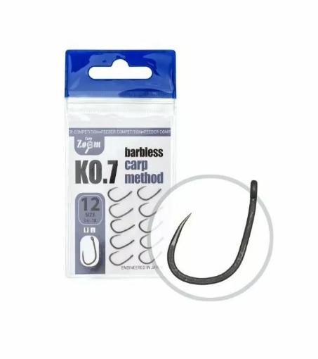 Picture of Carp Zoom KO.7 Carp Method Barbless 10pcs Size 12