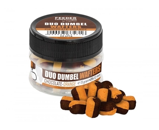 Picture of Carp Zoom Duo Dumbells Wafters - 15 g / Choco-Orange
