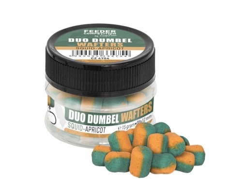 Picture of Carp Zoom Duo Dumbells Wafters - 15 g / Squid-Apricot