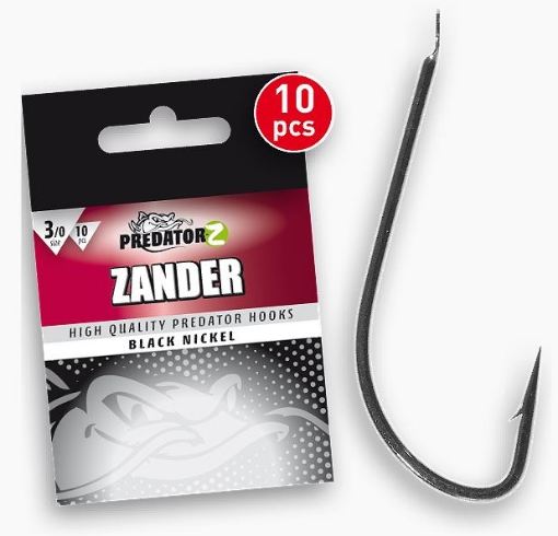 Picture of Carp Zoom Predator Hook Zander - 10 pcs / Size 1/0