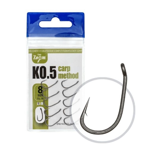 Picture of Carp Zoom Hooks KO.5 Carp Method - 10 pcs / Size 8
