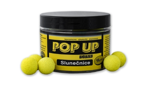 Picture of CSV Pop Up Boilies Pot 50g 16mm Sunflower