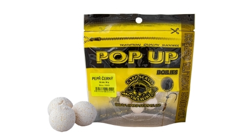 Picture of CSV Pop Up Boilies - Bag / 50 g / 16 mm / Black Pepper