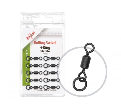 Picture of Carp Zoom Swivel with Ring - 10 pcs / Size 4