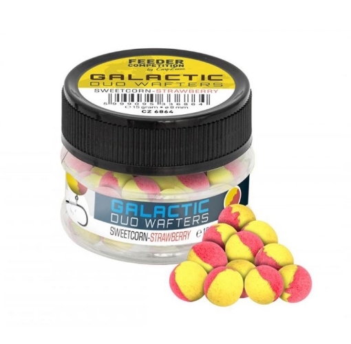 Picture of Carp Zoom Galactic Duo Wafters 15g 10mm Corn-Strawberry