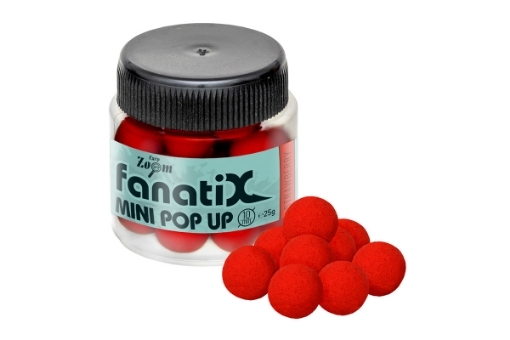 Picture of Carp Zoom Fanati-X Mini Pop Ups 25g 10mm Strawberry