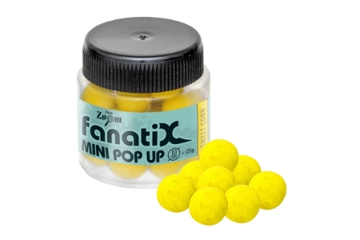Picture of Carp Zoom Fanati-X Mini Pop Ups 25g 10mm Sweet Corn