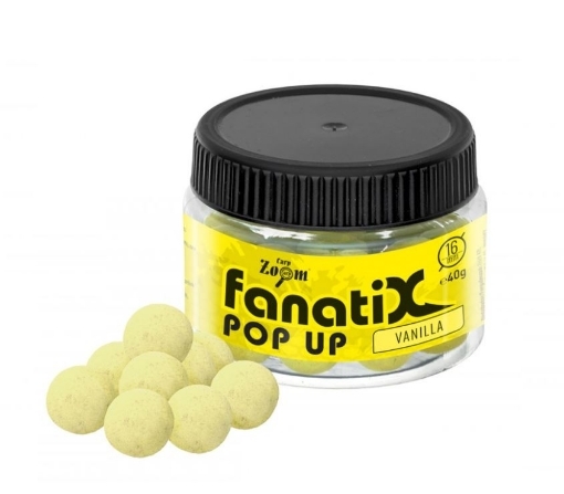 Picture of Carp Zoom Fanati-X Pop Ups 40g 16mm Vanilla