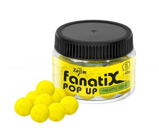 Picture of Carp Zoom Fanati-X Pop Ups 40g 16mm Pineapple-Squid