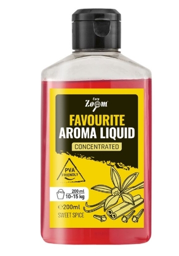 Picture of Carp Zoom Favourite Aroma Liquid Plus - 200 ml / Sweet Spice