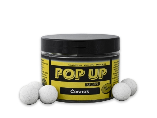 Picture of CSV Pop Up Boilies Pot 50g 16mm Garlic