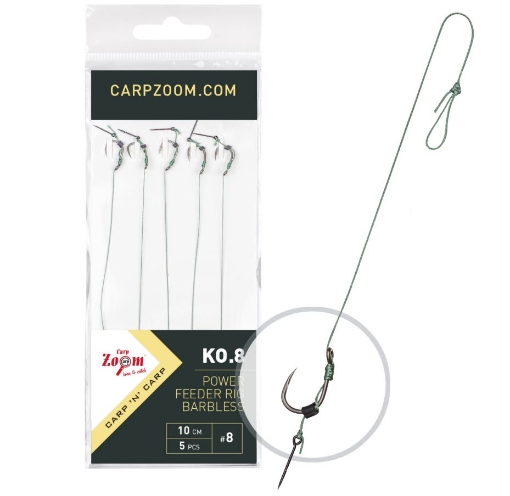 Picture of Carp Zoom FC Power Feeder Rig KO.8 - 5 pcs / Size 8