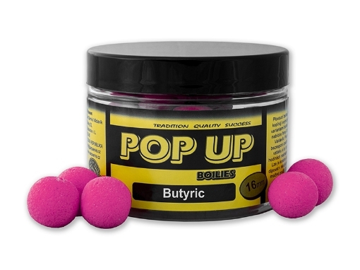 Picture of CSV Pop Up Boilies - Pot / 50 g / 16 mm / Butyric
