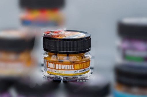 Picture of Carp Zoom Duo Dumbells Wafters 15g 8x12mm Mango-Peach