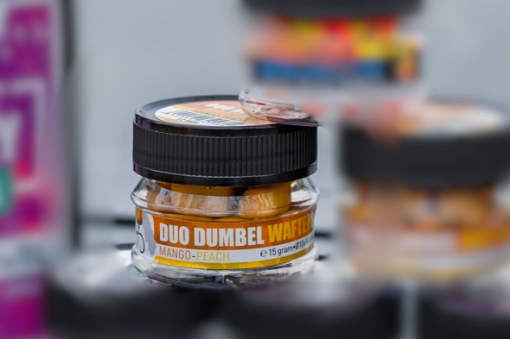 Picture of Carp Zoom Duo Dumbells Wafters 15g 10x14mm Mango-Peach