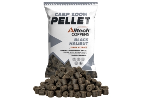 Picture of Black Halibut Pellet s otvorem - 800 g/20 mm