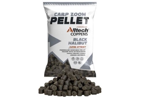 Picture of Black Halibut Pellet s otvorem - 800 g/15 mm