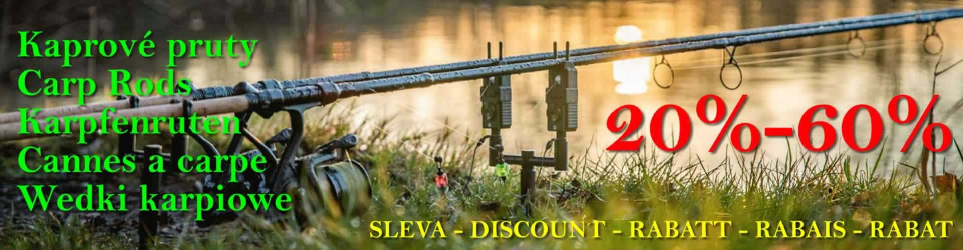 Sleva na kaprové pruty