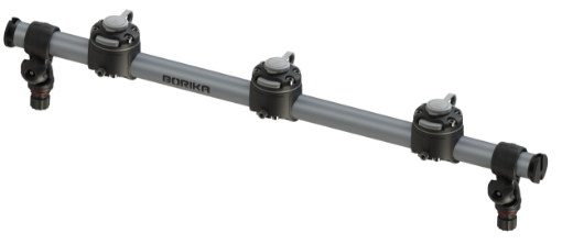 Fasten držáky - Hrazda 700mm s třemi držáky a 2 upevňovacími body