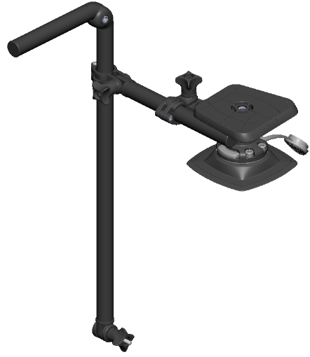 Fasten držáky sonaru - Držák sondy sonaru 600mm s plochou pro obrazovku a držákem FMP224