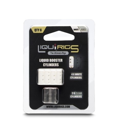 Liquirigs - Liquid Zig Booster kapsle, bílá a čirá 4+2ks