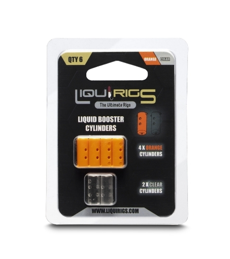 Liquirigs - Liquid Zig Booster kapsle, oranžová a čirá 4+2ks