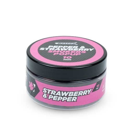 FEEDER EXPERT Smokers pop-up 100ml - Jahoda Pepř 10mm