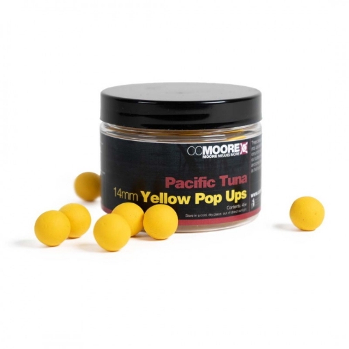 CC Moore Pacific Tuna - Plovoucí boilie žluté 14mm 45ks