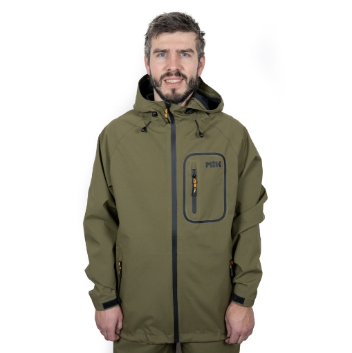 Mikbaits funkční oblečení - Nepromokavá bunda Aqua 10000 zelená L