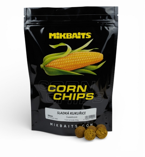 Corn Chips boilie 2,5g - Sladká kukuřice 20mm