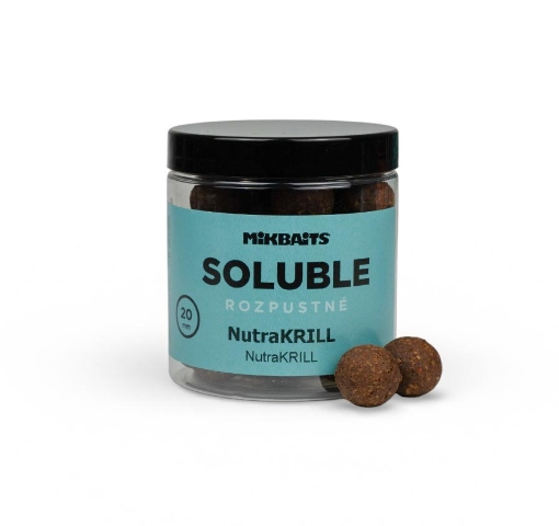 Rozpustné SOLUBLE boilie 250ml - NutraKRILL 20mm