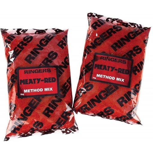 Vnadící směs Ringers Method Mix Meaty Red 1kg