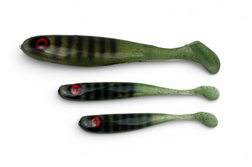 YACCUZA HAND MADE nástrahy - KILLER AIRBRUSH Dark green Stripes 10cm 8g 3ks