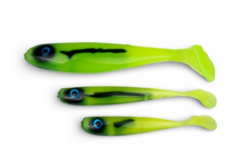 YACCUZA HAND MADE nástrahy - KILLER AIRBRUSH Neon Ghost 10cm 8g 3ks