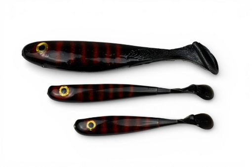 YACCUZA HAND MADE nástrahy - KILLER AIRBRUSH Black Stripes 12,5cm 11g 2ks