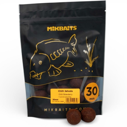 Mikbaits Chilli Chips Boilie Chilli Jahoda 30mm 300g