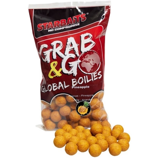 Bild von Starbaits Global Boilies Ananas 20mm 800g