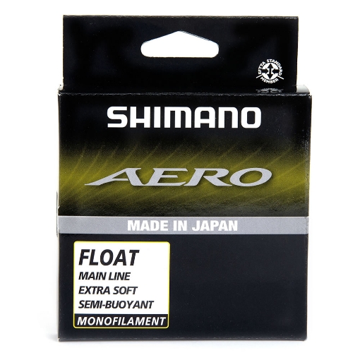Odolný plovoucí vlasec Shimano Aero Float Clear 150m pro lov se splávkem.