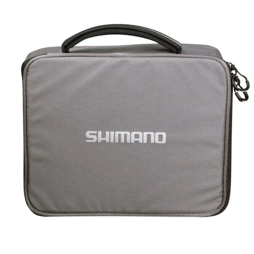Velkokapacitní polstrované pouzdro Shimano Reel Case Large Multi pro bezpečnou přepravu až 6 navijáků.