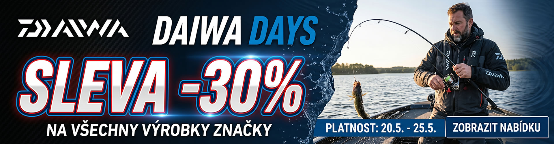 Daiwa 30% discount on everything