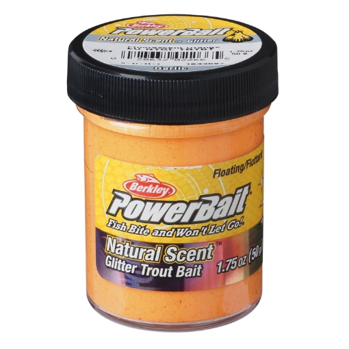 Obrazek Berkley Powerbait NTGL Cheese Fluo Orange Glitter