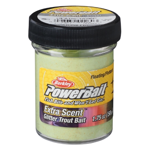 Obrazek Berkley Powerbait NTGL Cheese Light Green Glitter