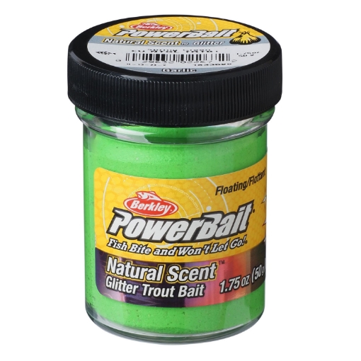 Picture of Berkley Powerbait NTGL Garlic Spring Green Glitter