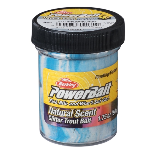 Picture of Berkley Powerbait NTGL Garlic White/Blue Glitter