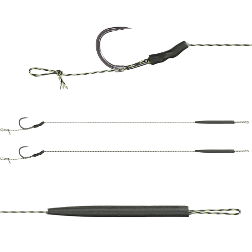 Obrazek Mikado Classic Rig Pro Barbless #6 23cm 25lb 2ks